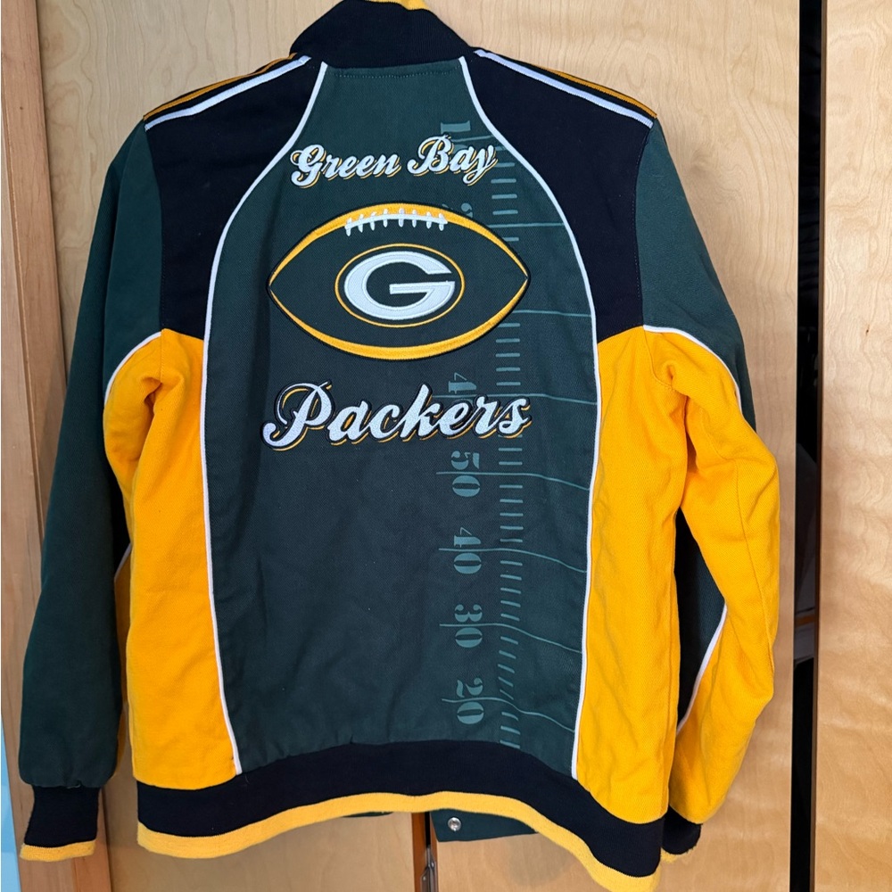 NFL Green and Yellow Packers Bomber Jacket - Picture 3 of 3